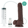 Dildo Uriel Brown Eyaculador - Sen Fantasy