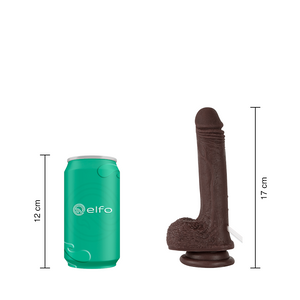 Dildo Uriel Brown Eyaculador - Sen Fantasy