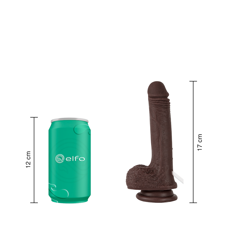 Dildo Uriel Brown Eyaculador - Sen Fantasy