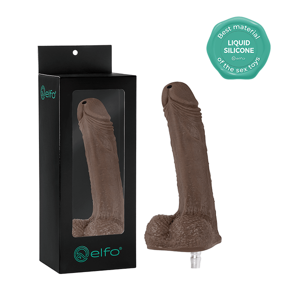 Dildo Uriel Chocolate compatible con ROBBOCOCK Machine - Sen Fantasy