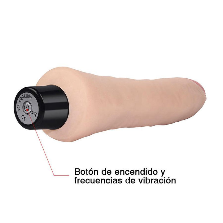 Dildo Vibrador Flesh 9'' Real Softee - Sen Fantasy