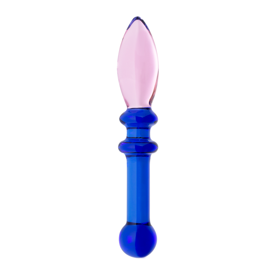 Dildo Vidrio Crystal Blue - Sen Fantasy