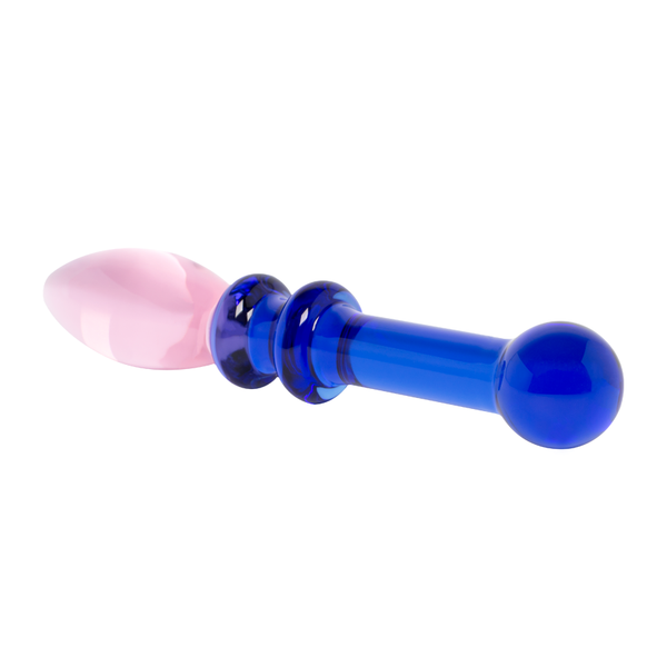 Dildo Vidrio Crystal Blue - Sen Fantasy
