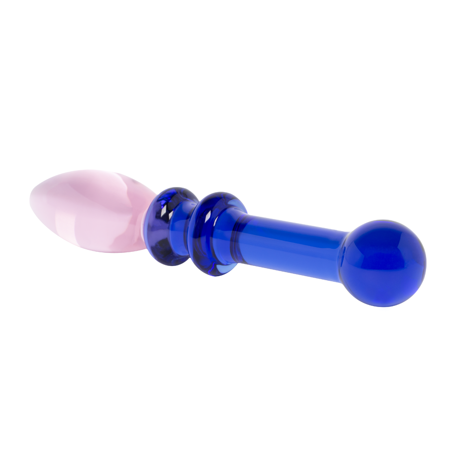 Dildo Vidrio Crystal Blue - Sen Fantasy