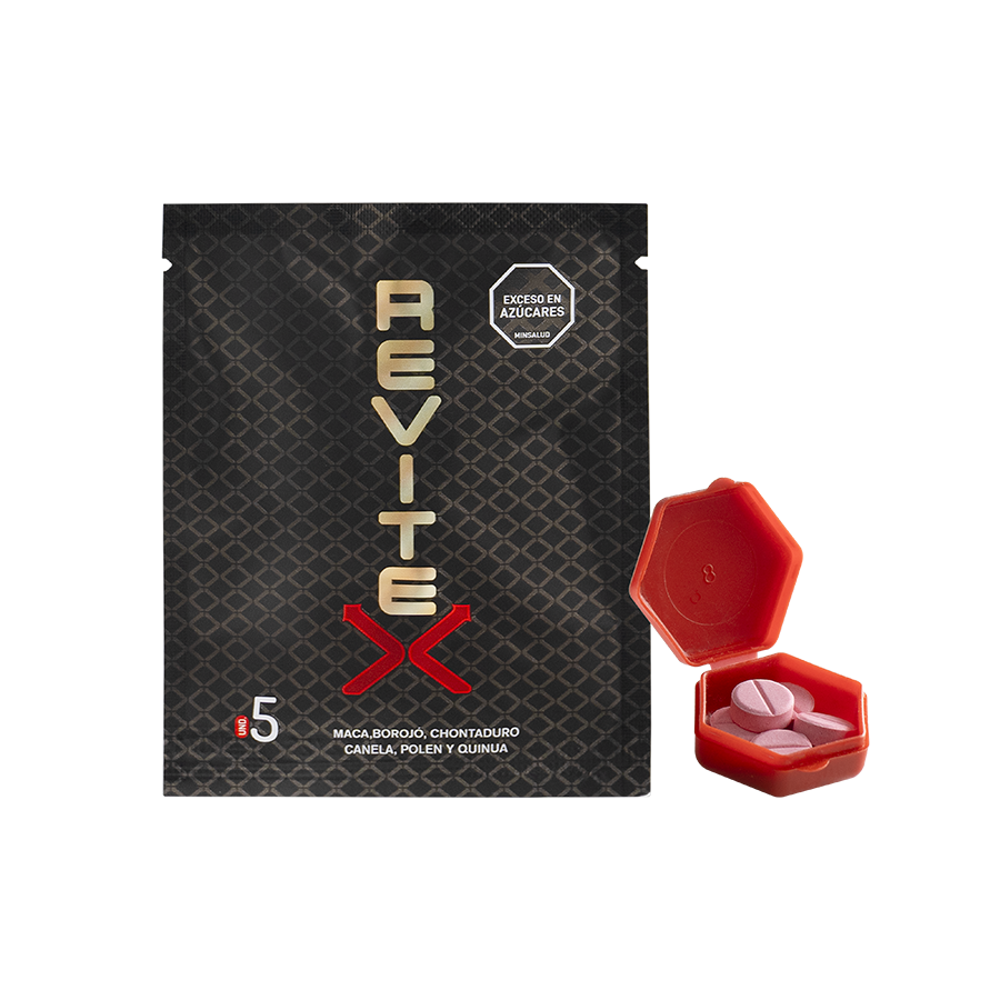 Energizante Revitex Pills x 5 Unidades - Sen Fantasy
