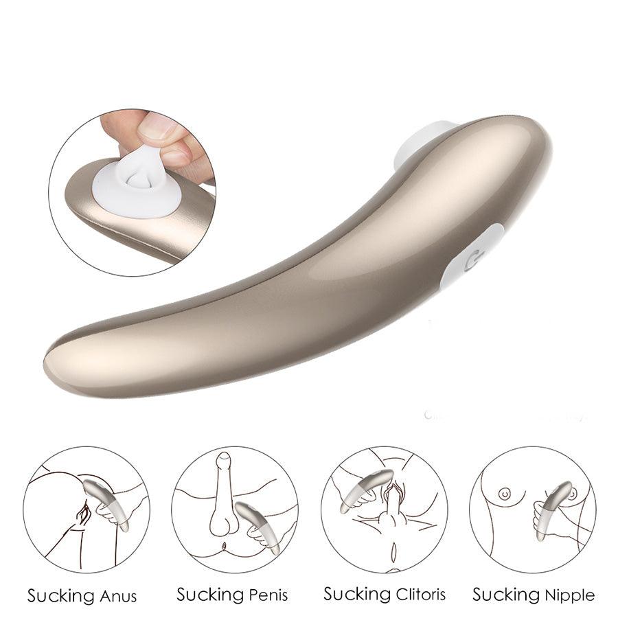 Estimulador Clitorial Alex Screaming Pro Gold - Sen Fantasy