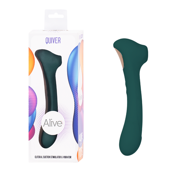 Estimulador Clitorial Quiver Green - Sen Fantasy