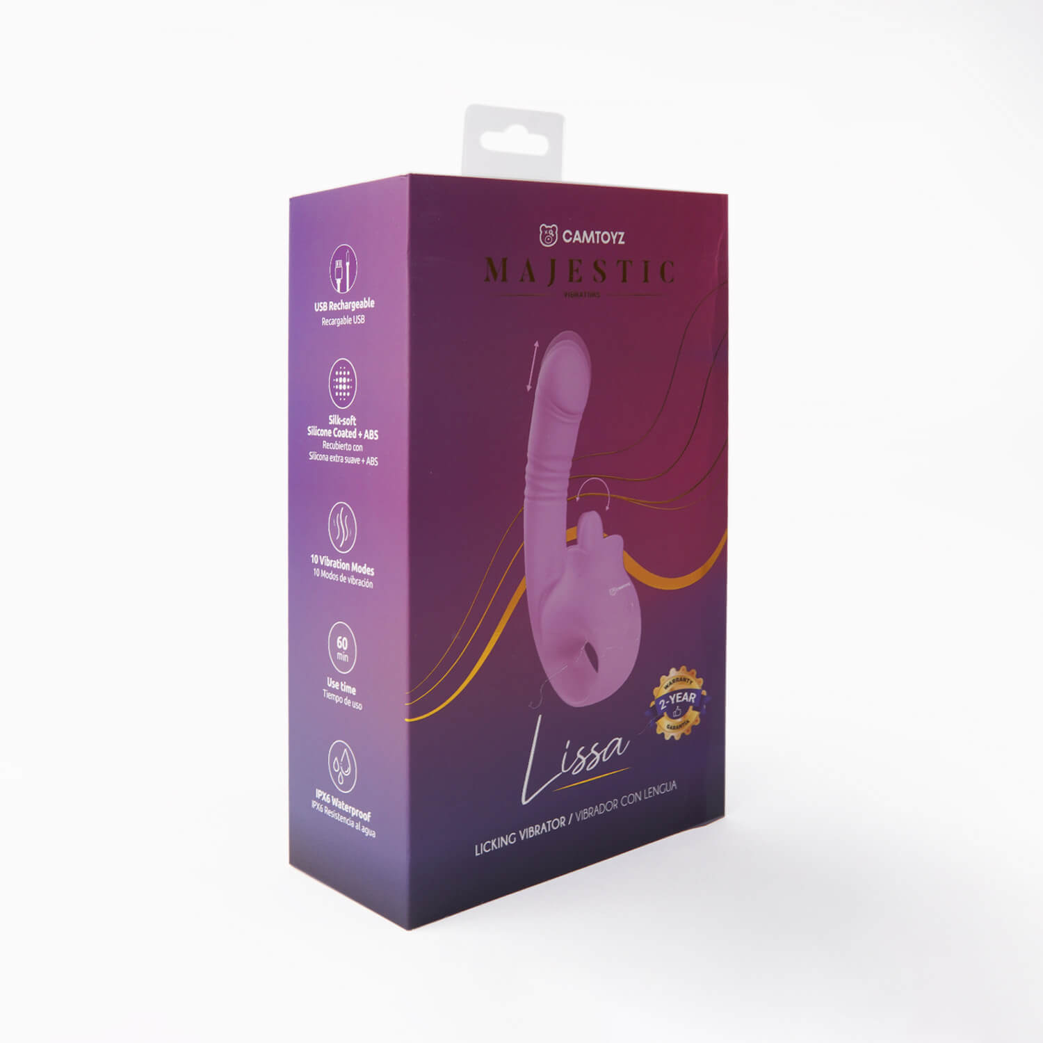 Estimulador con Lengua Lissa Majestic - Sen Fantasy