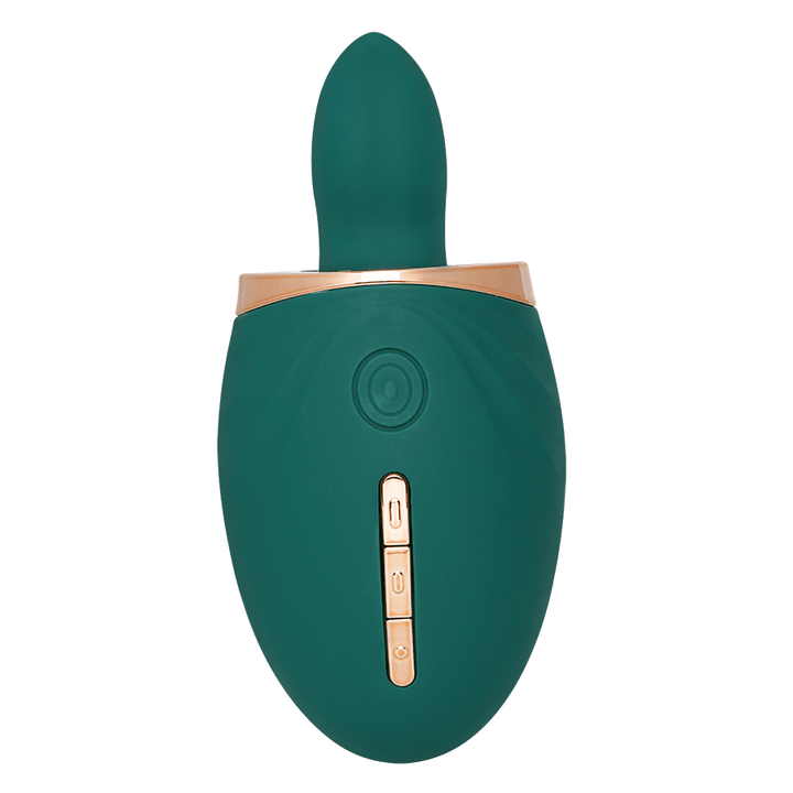 Estimulador y Succionador Clitorial Realov Adoramor Green - Sen Fantasy