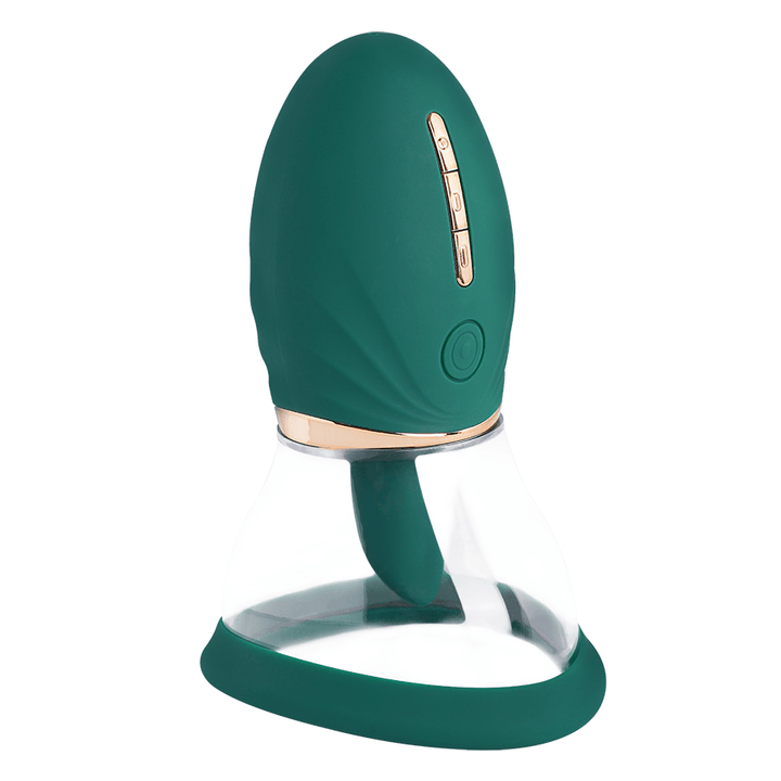 Estimulador y Succionador Clitorial Realov Adoramor Green - Sen Fantasy