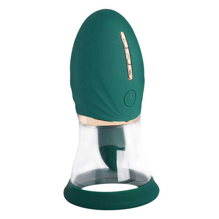 Estimulador y Succionador Clitorial Realov Adoramor Green - Sen Fantasy