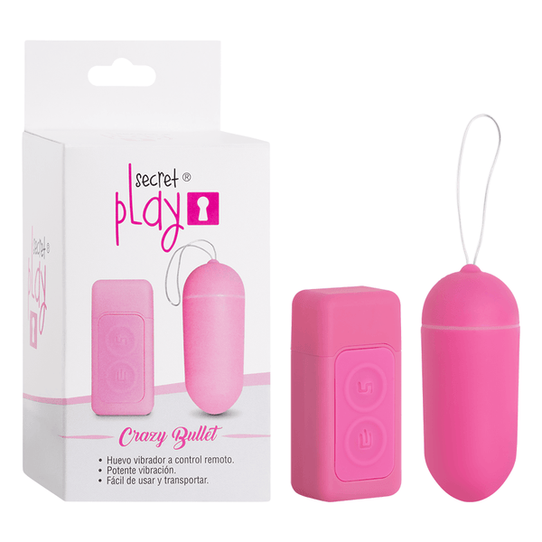 Huevo Vibrador Crazy Bullet Remote Control - Sen Fantasy