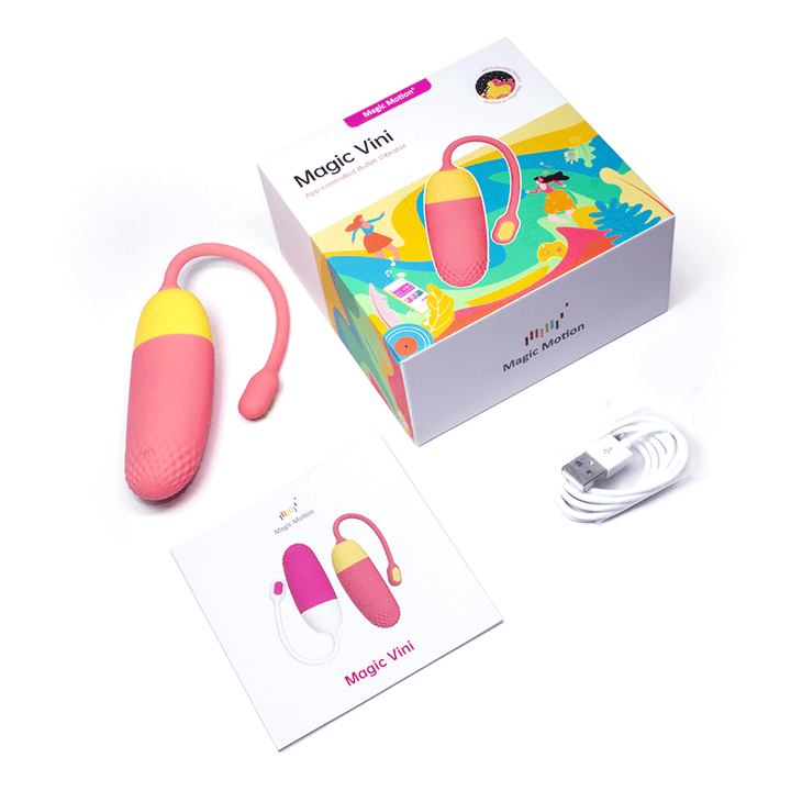 Huevo Vibrador Magic Vini Naranja Controlado por APP Global - Sen Fantasy