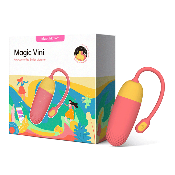 Huevo Vibrador Magic Vini Naranja Controlado por APP Global - Sen Fantasy