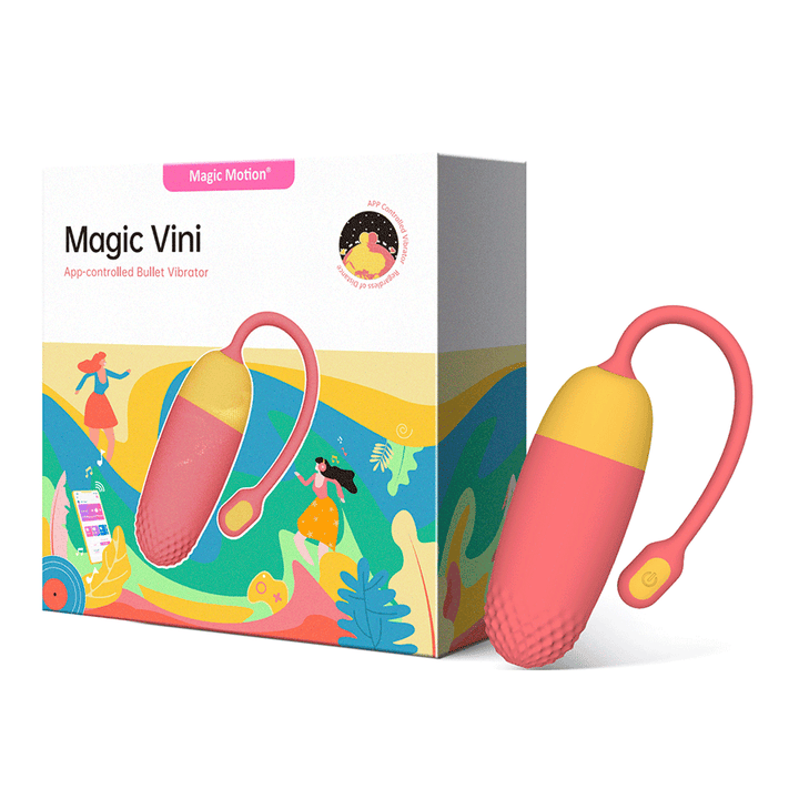 Huevo Vibrador Magic Vini Naranja Controlado por APP Global - Sen Fantasy