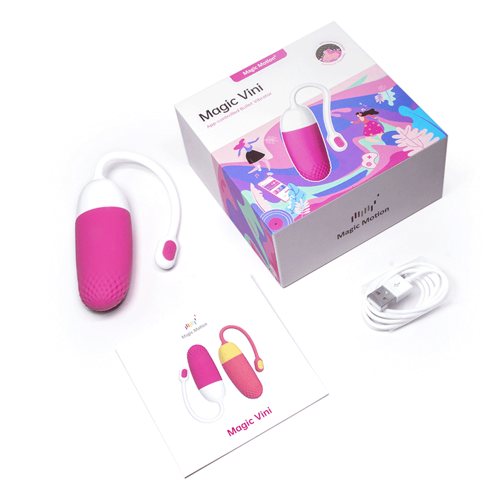 Huevo Vibrador Magic Vini Pink Controlado por APP Global - Sen Fantasy