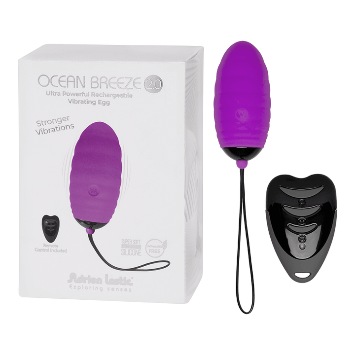 Huevo Vibrador Ocean Breeze Purple a Control Remoto - Sen Fantasy
