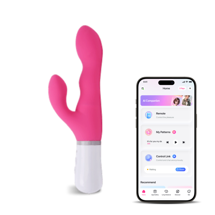 Lovense Nora Vibrador Doble Estimulacion Interactivo
