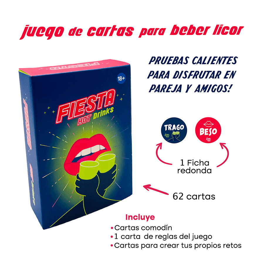 Juego De Cartas Fiesta Hot Drinks - Sen Fantasy