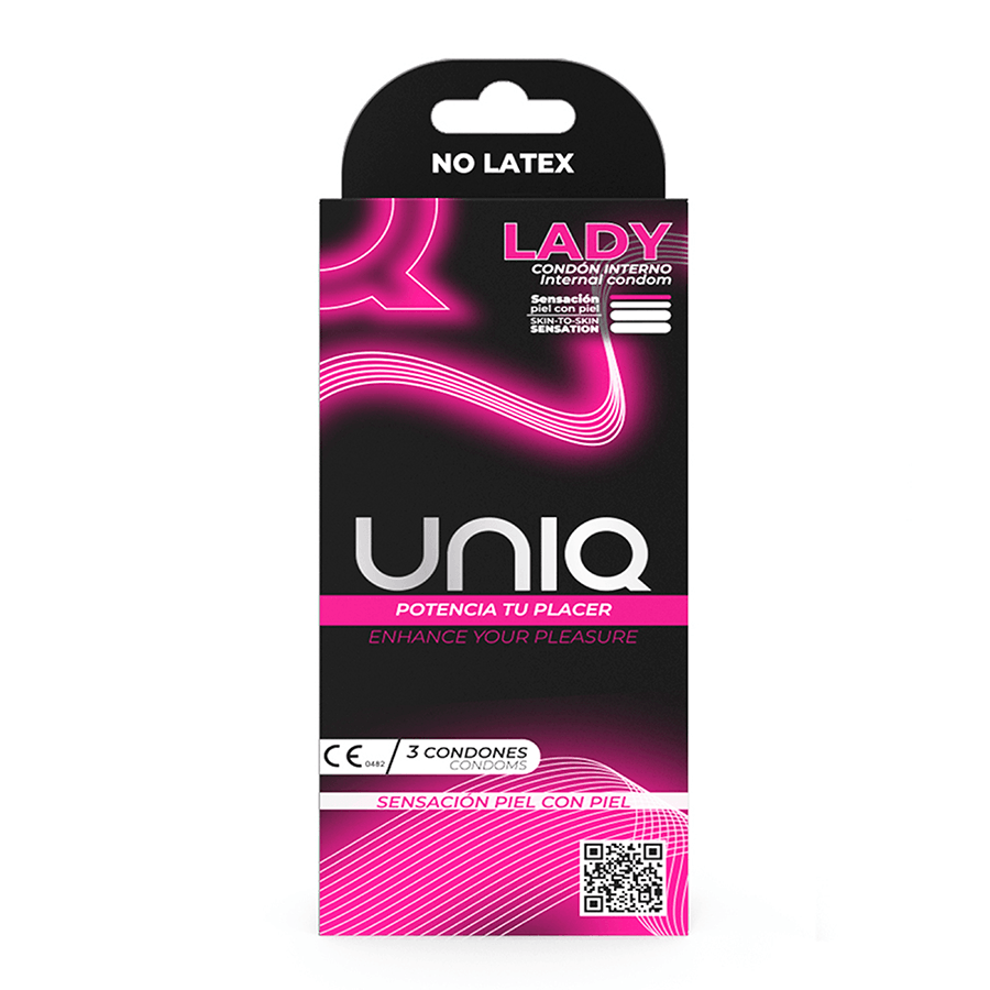 Lady Condom Uniq Condón Femenino x 3 Unidades - Sen Fantasy