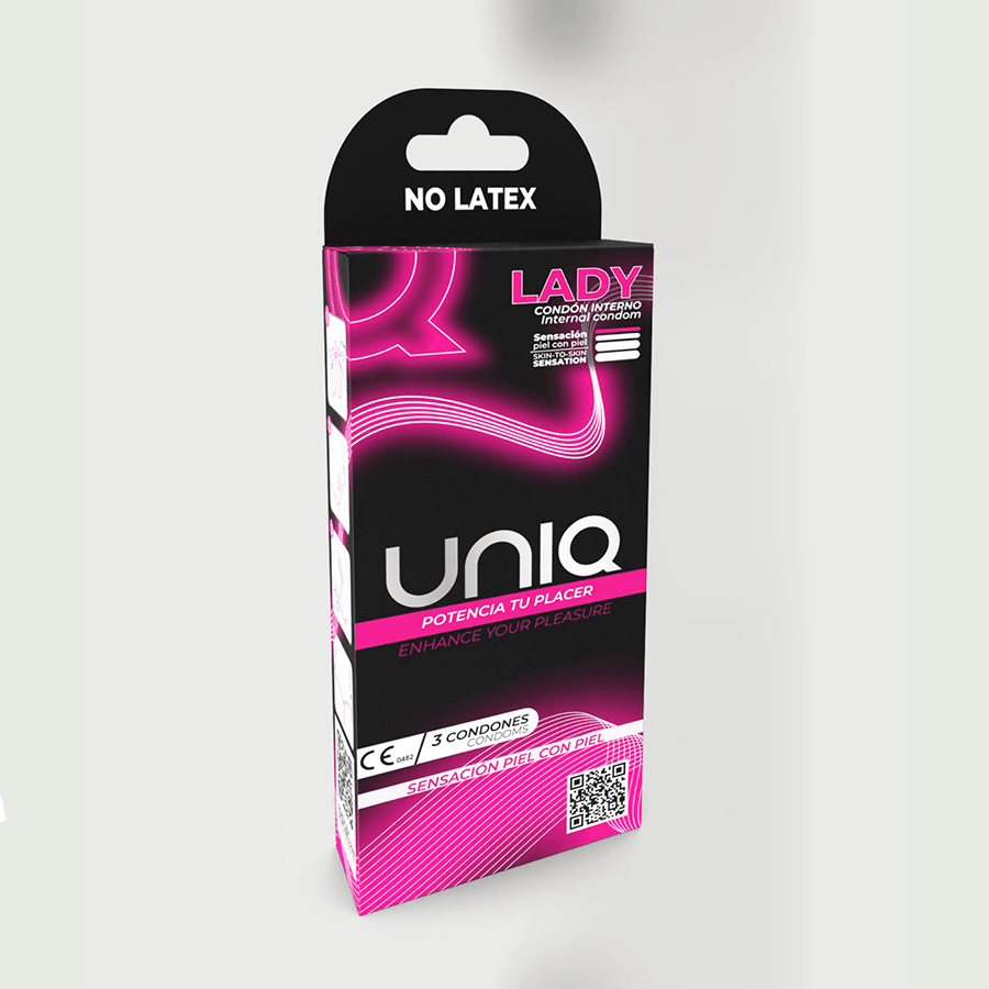 Lady Condom Uniq Condón Femenino x 3 Unidades - Sen Fantasy