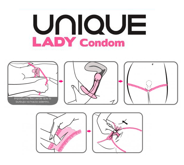 Lady Condom Uniq Condón Femenino x 3 Unidades - Sen Fantasy