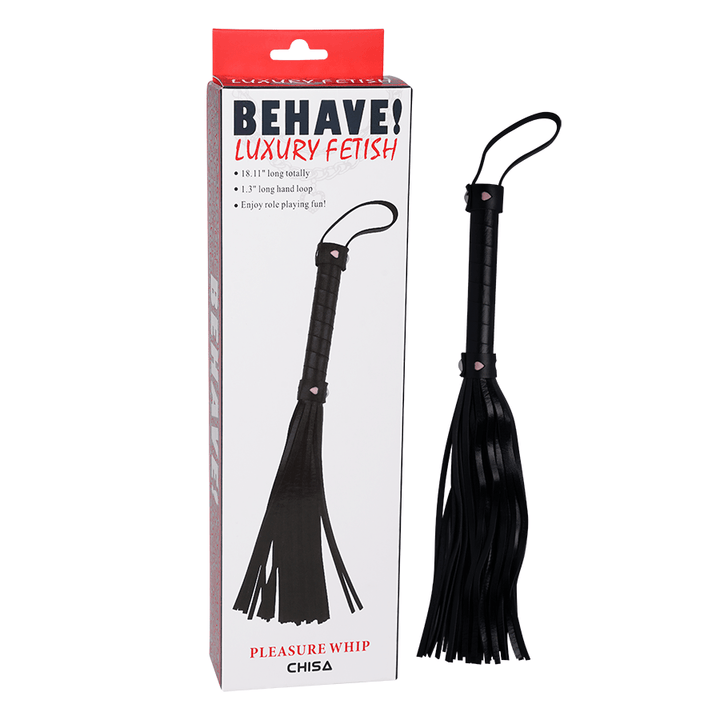 Látigo Pleasure Whip Black - Sen Fantasy
