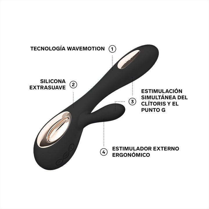Lelo Soraya Wave Vibrador Doble Estimulacion - Sen Fantasy