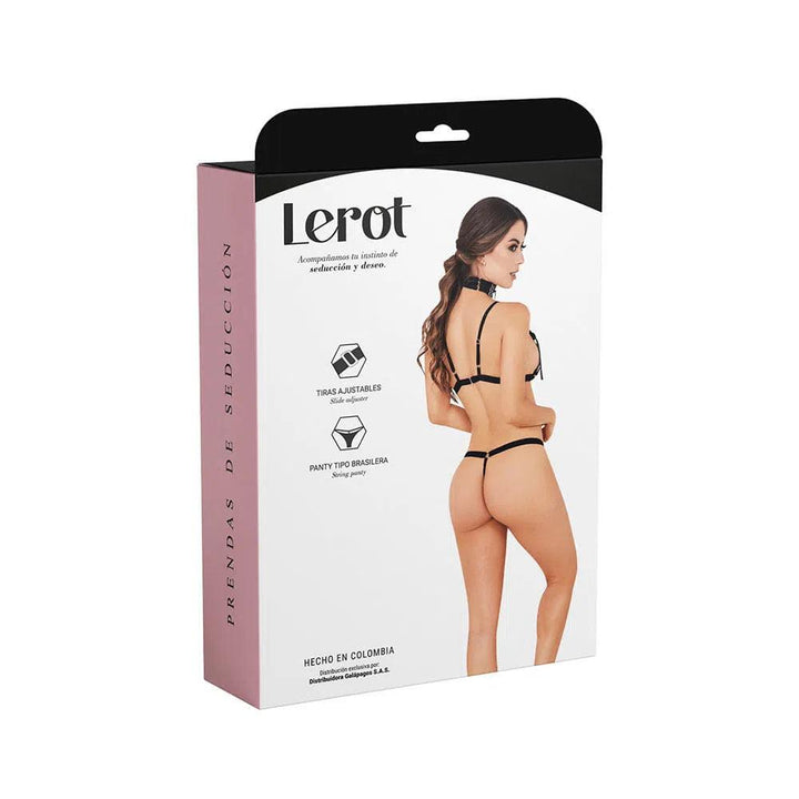 Lerot Conjunto Lencería Yara Negro - Sen Fantasy