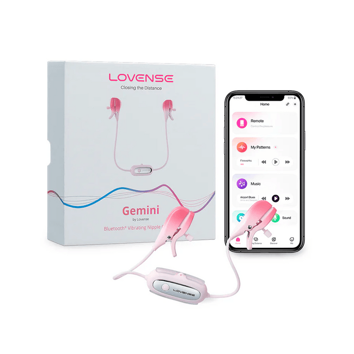 Lovense Pezoneras vibratorias Gemini - Sen Fantasy