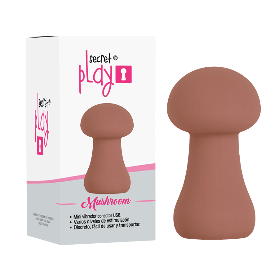 Masajeador Mushroom Shaped Red - Sen Fantasy