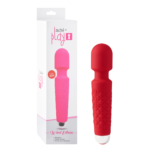 Masajeador Wand Extreme Red - Sen Fantasy