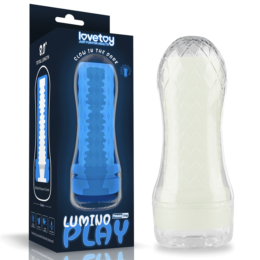 Masturbador Lumino Play Ribbed - Sen Fantasy