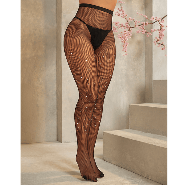 Medias Liguero de Malla Diamonds - Sen Fantasy