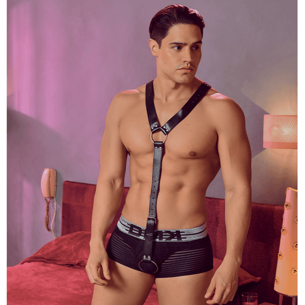 Men Sexy Lingerie Black - Sen Fantasy