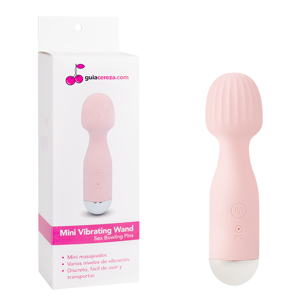 Mini Vibrating Wand Sex Bowling Pins Pink - Sen Fantasy