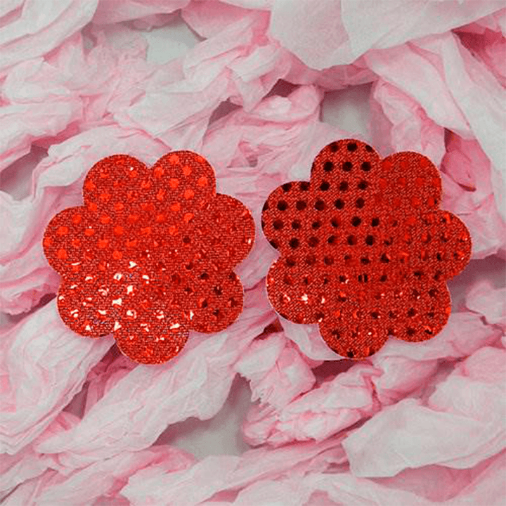 Nipple Red Flower Sequin - Sen Fantasy