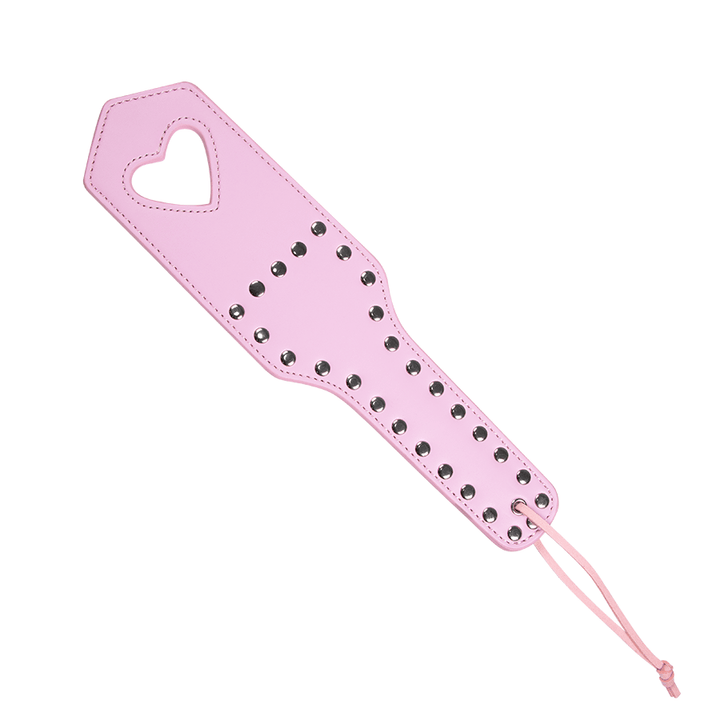 Paleta De Nalgadas Corazón Rosa Con Taches - Sen Fantasy