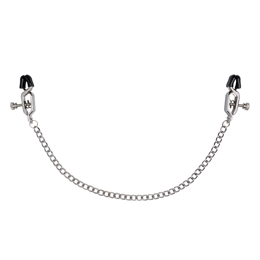 Pinzas para Pezones Graduable Cadena Silver - Sen Fantasy