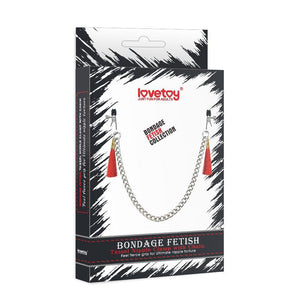 Pinzas Para Pezones Tassel Clamp With Chain - Sen Fantasy