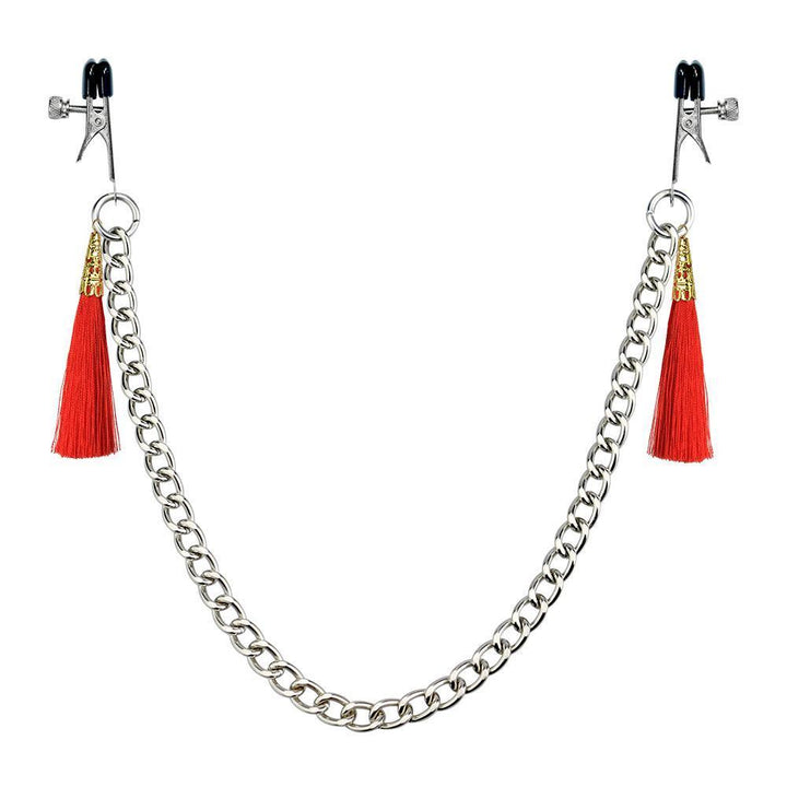 Pinzas Para Pezones Tassel Clamp With Chain - Sen Fantasy