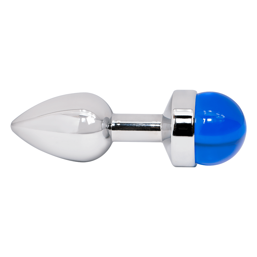 Plug Anal Ball Gema Azul Talla S - Sen Fantasy