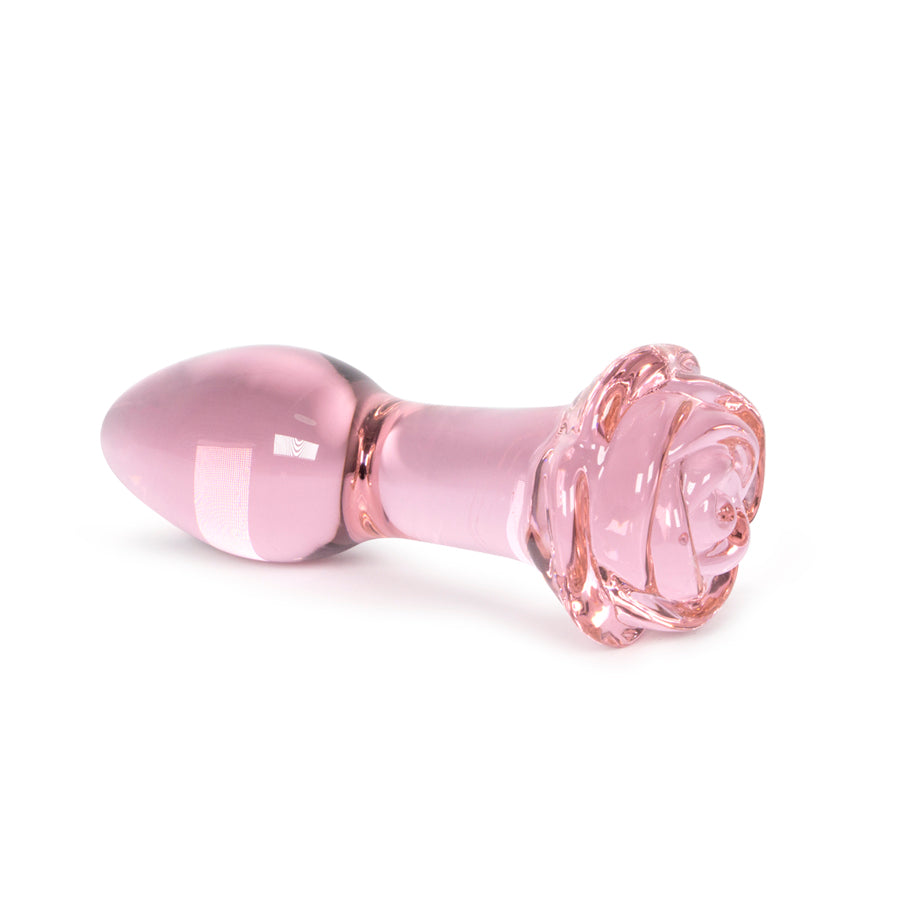 Plug Anal Clear Rose Glass - Sen Fantasy
