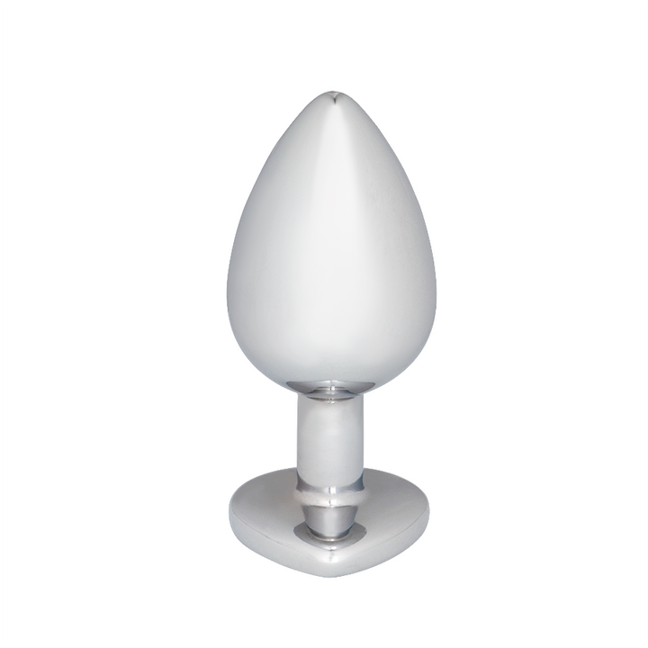 Plug Anal Corazón Gema Fucsia Talla M - Sen Fantasy