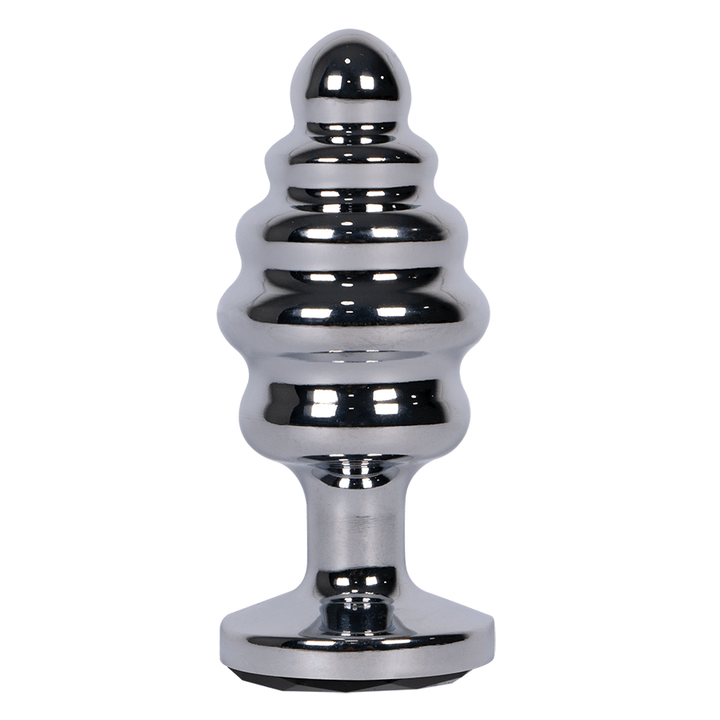 Plug Anal Drill Gema negra Talla L - Sen Fantasy