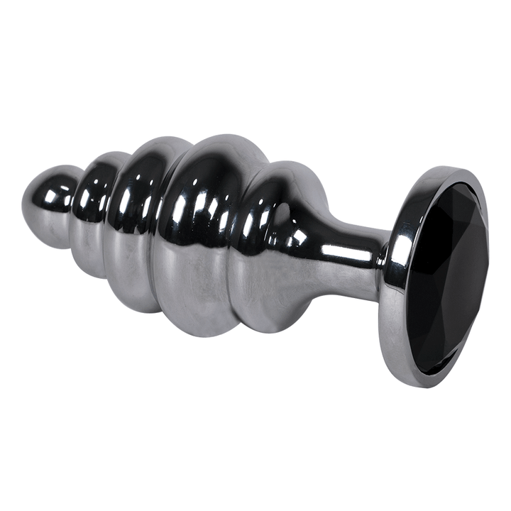 Plug Anal Drill Gema negra Talla L - Sen Fantasy