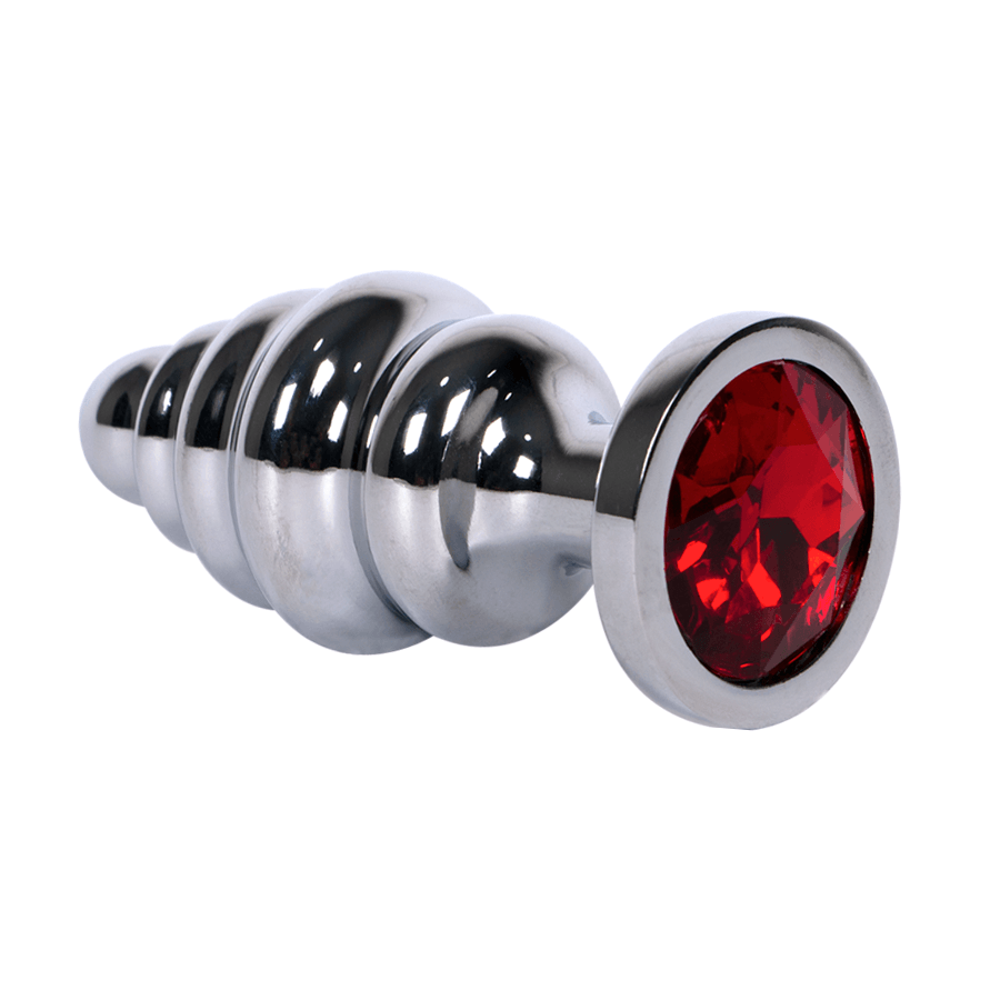 Plug Anal Drill Gema Roja Talla M - Sen Fantasy