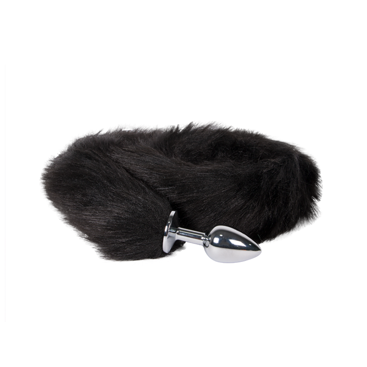 Plug Anal Gato Largo Negro - Sen Fantasy