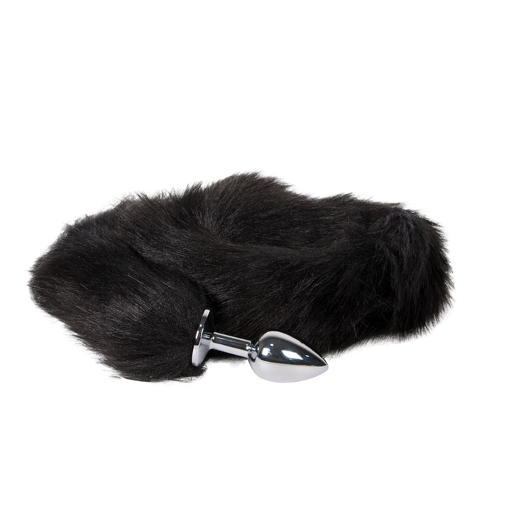 Plug Anal Gato Largo Negro - Sen Fantasy