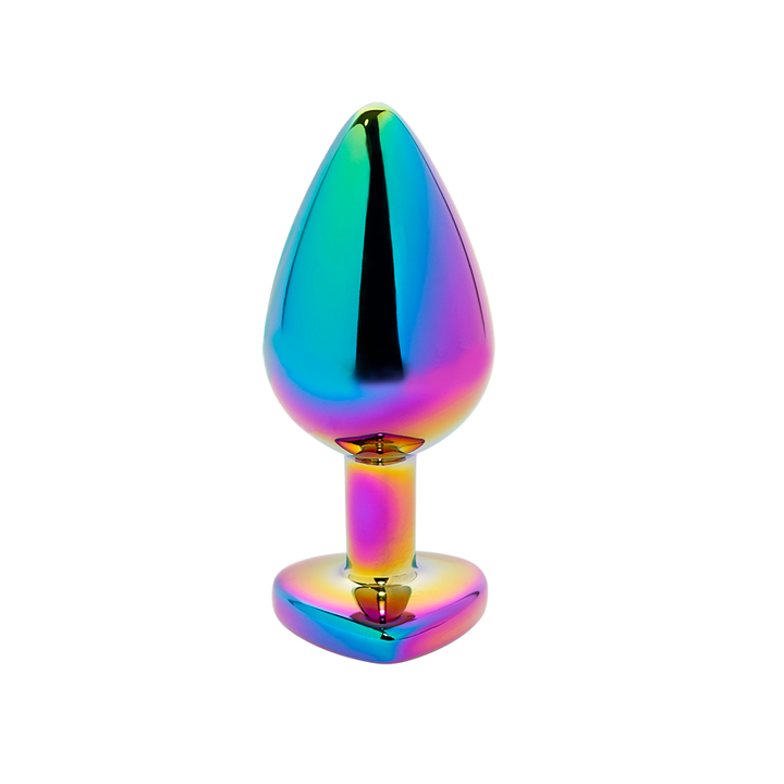 Plug Anal Holográfico Gema Arcoiris Talla S - Sen Fantasy